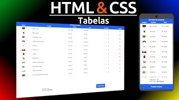 HTML e CSS - Tabela responsiva [FlexBox] interação JavaScript DOM