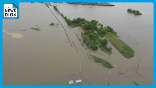 店の前まで水が…｢怖かった｣ 台風6号の影響で冠水した道路も 三重県を中心に被害 川の増水に引き続き注意を