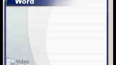 Video Professor: Mail Merge Tutorial for Microsoft® Word® 20
