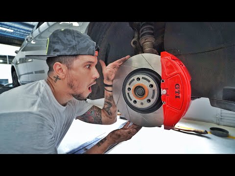 COLOQUEI UM BIG BRAKE NO MEU GOLF GTI «FAUSTINO»