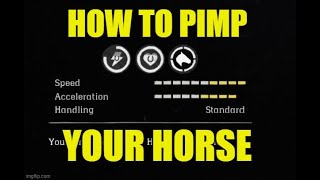 Thee BEST saddle/stirrup combo in Red Dead Online (+4 spd/acc AND infinite stam)