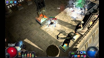 Path of Exile - Icestorm build in Hall of Grandmasters map [Warbands League]