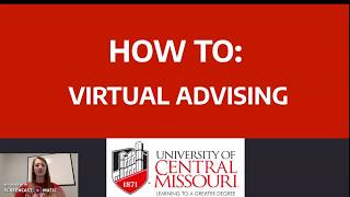 HOW TO: UCM Virtual Advising