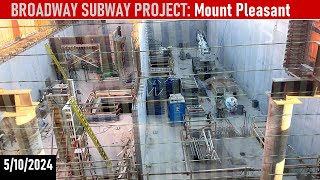 5/10/2024 VIEW FROM BUS - Broadway Subway Project: Mount Pleasant Station, Vancouver, BC by Metro Vancouver Construction Projects & Buildings 288 views 2 weeks ago 1 minute, 34 seconds