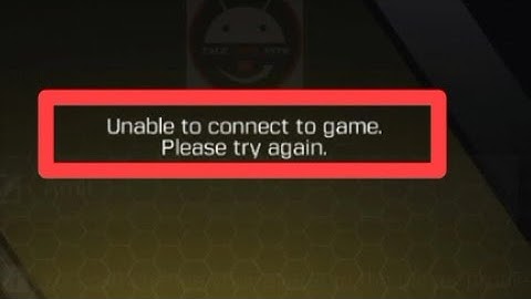 How to fix Unable to connect to game. Please try again. problem solve in call of duty mobile