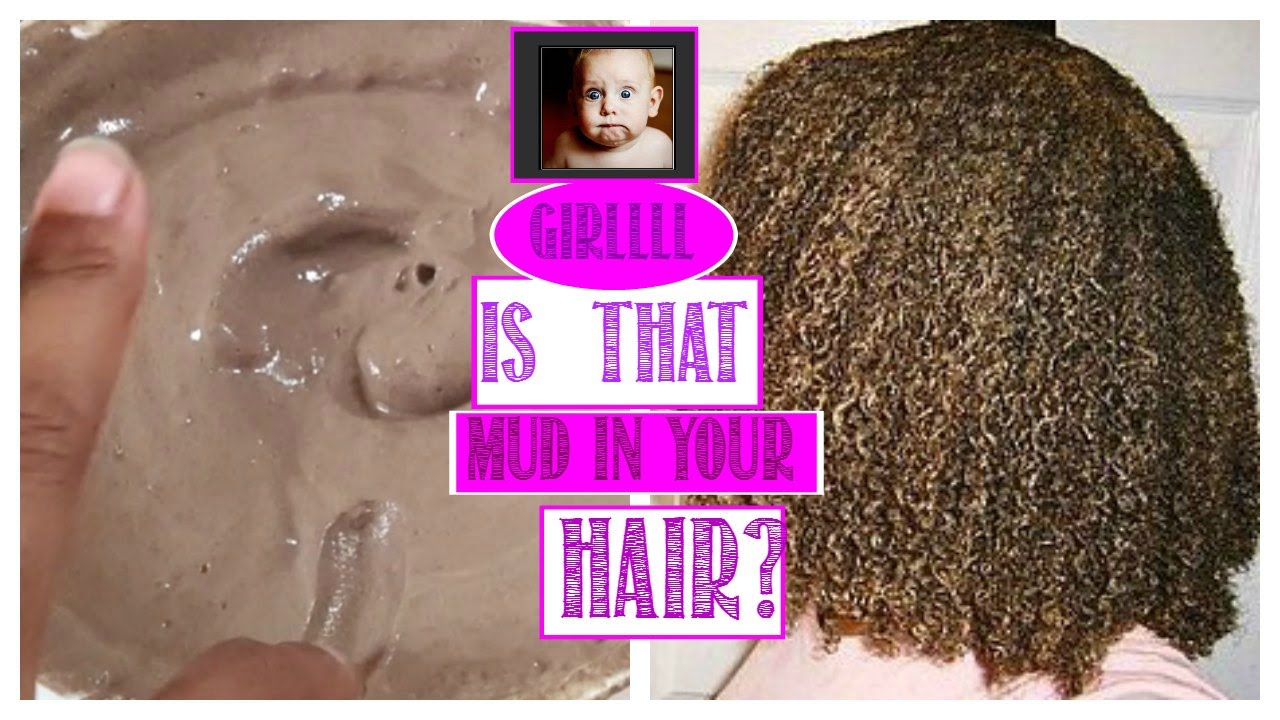 CLAY/MUD MASK ON NATURAL HAIR PART 1 RHASSOUL CLAY YouTube