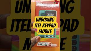 Unboxing itel ACE 2 HEERA #mobileservice #unboxing #keypadphone #mobileshorts #mobile #itel #shorts