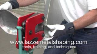 Lazze Metal Shaping: Quick Motorcycle Gas Tank in the Shrinker and English Wheel Part 2