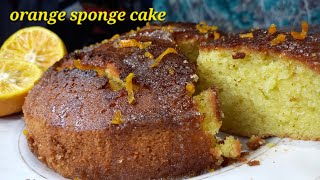 orange cake recipe|| orange cake  in microwave || orange sponge cake || @jahirashaikh824