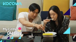 Si Won and Da Hee chat over spicy tteokbokki mukbang... l My Little Old Boy Ep 316 [ENG SUB]