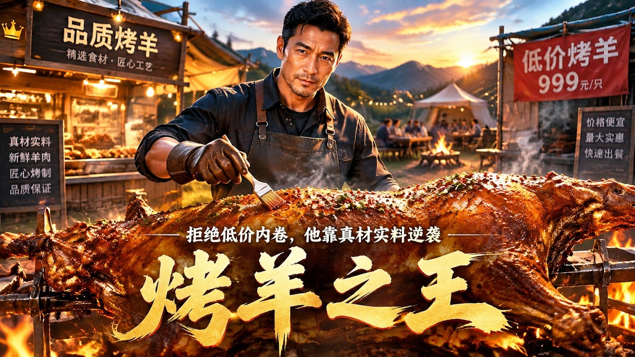 【Full Movie】烤羊師傅堅守1600元良心價格，被同行999元低價逼入絕境，最後靠真材實料逆襲打臉所有人！#drama #短剧 #短劇全集#爽剧  #ceo #華語短劇 #男频 #逆袭#打脸