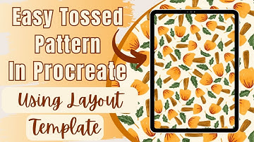 Create A Half-drop Repeat Pattern In Procreate | Beginner Tutorial