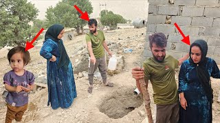 From fatigue to smiles|Omran and Fereshteh'sefforts tobuild a toilet,Nika's sweetgames in thevillage
