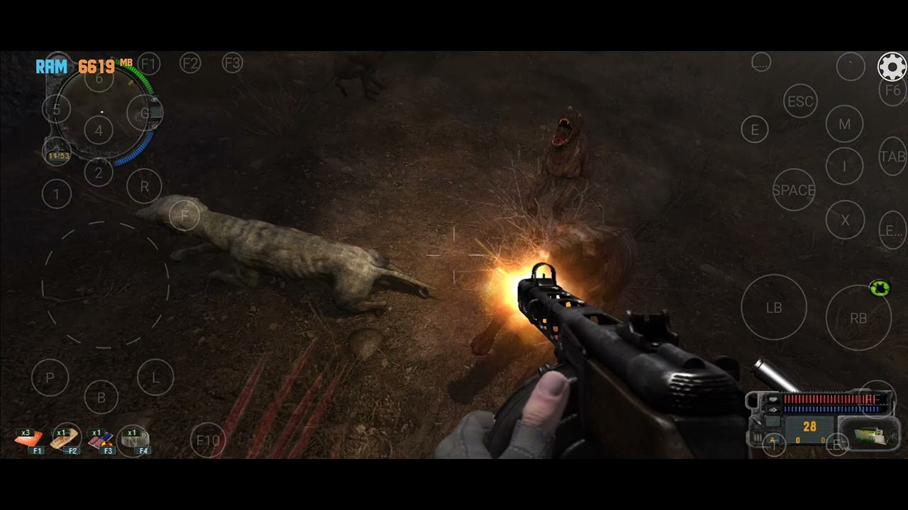 test #1 STALKER ULTIMATE GRAPHICS - STCOP+ATMOSFEAR+ABSOLUTE NATURE - Exagear