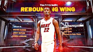 New best rebounding wing build in nba 2k20! jumpshot for wings