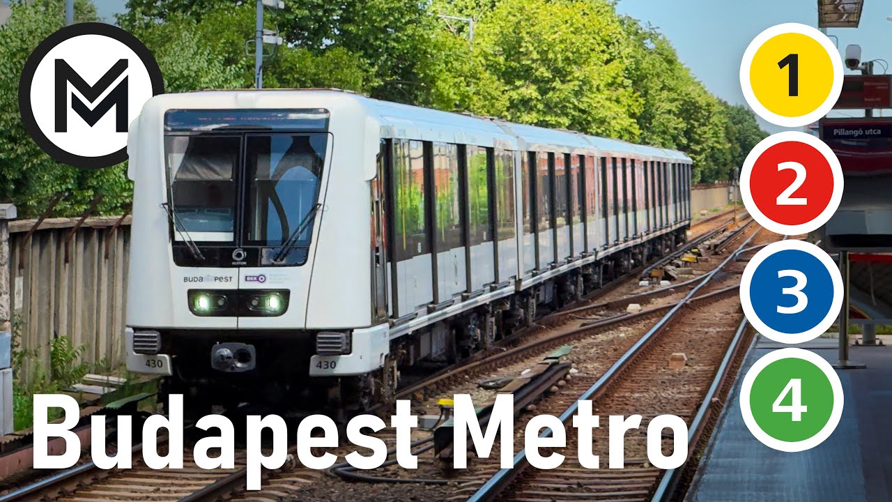 [4K] 🇭🇺 Будапештское Метро | Все Линии