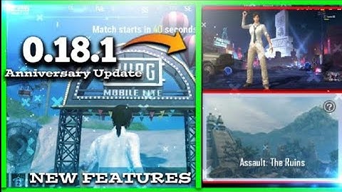 Finally, Pubg Mobile Lite 0.18.1 beta update is here l New features, New 1st Anniversary Lobby