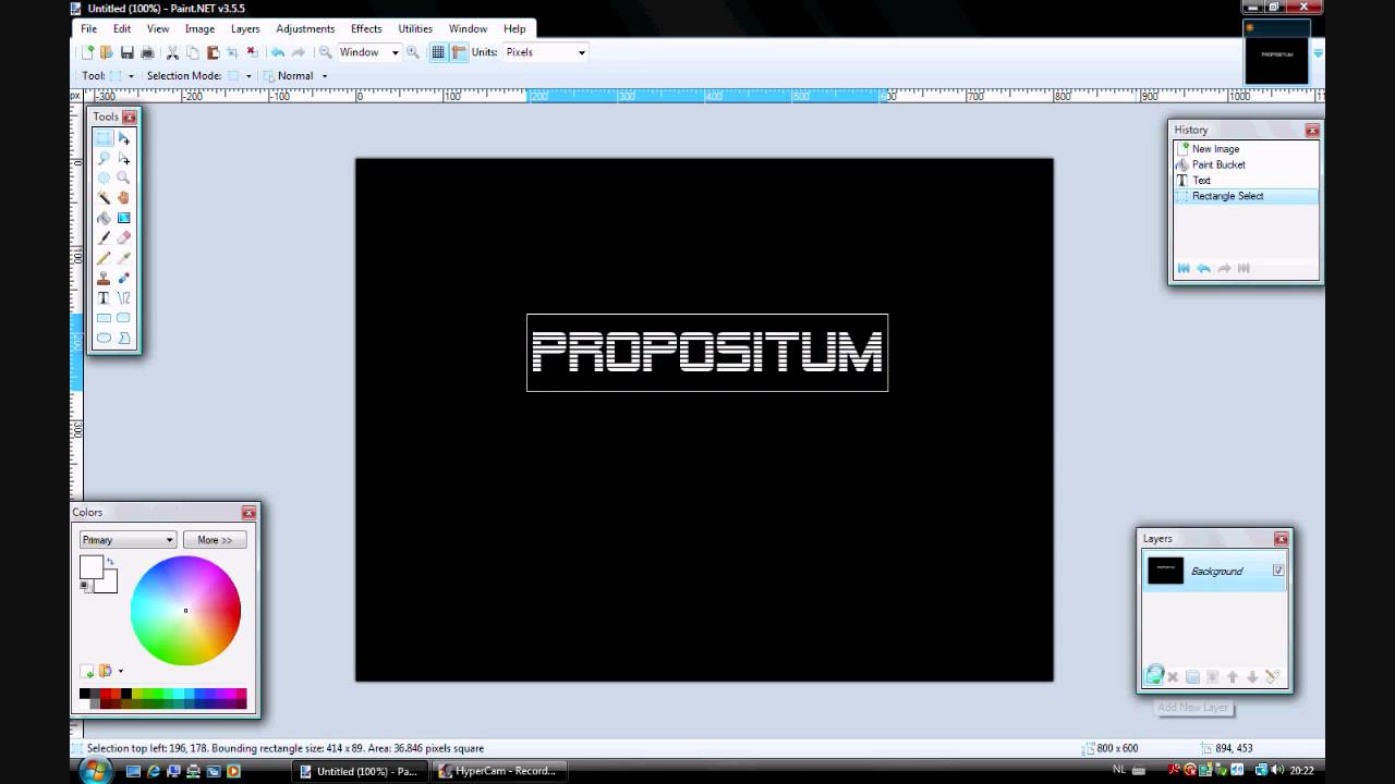 How to make mirror text in (english) YouTube