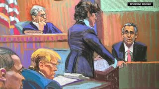Michael Cohen faces cross-examination by Donald Trump