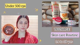 Skincare Routine For Teenagers _ Affordable Simple Skincare Routine || Clear Smooth skin 💕
