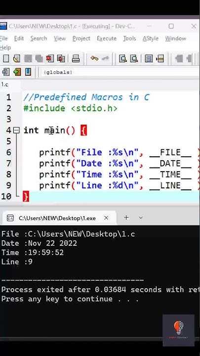 Learn Macros in C Programming Language | #macros - YouTube