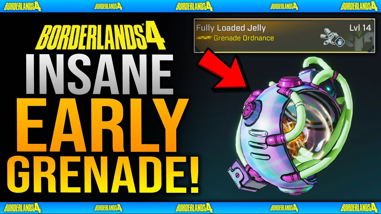 Borderlands 4 How To Get AMAZING EARLY GRENADE Jelly Legendary