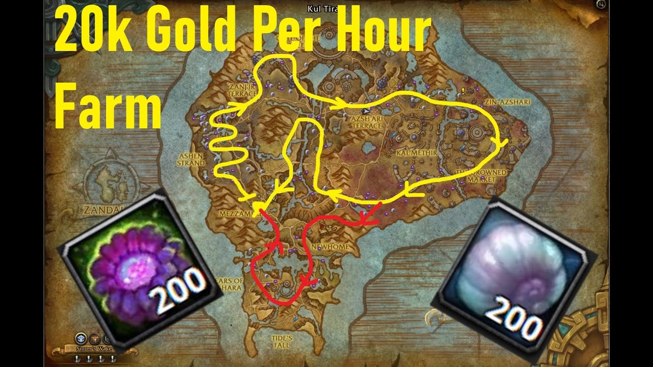 Zin'anthid and Osmenite Ore Farming - WoW 8.3 - GOLD Guide!!