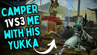 This Camper 1vs3 me 😥 Will I be able to get my revenge back from him?😵‍💫|| Shadow Fight 4 Arena