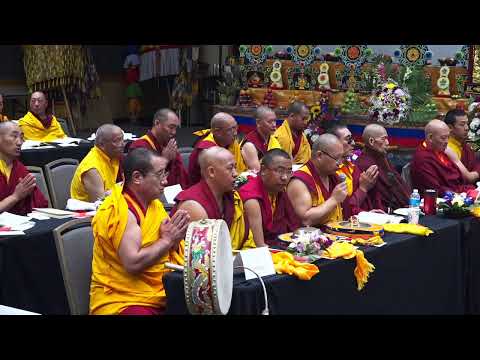 3rd North American Sakya Monlam  for World Peace .Day 1 Morning Session
