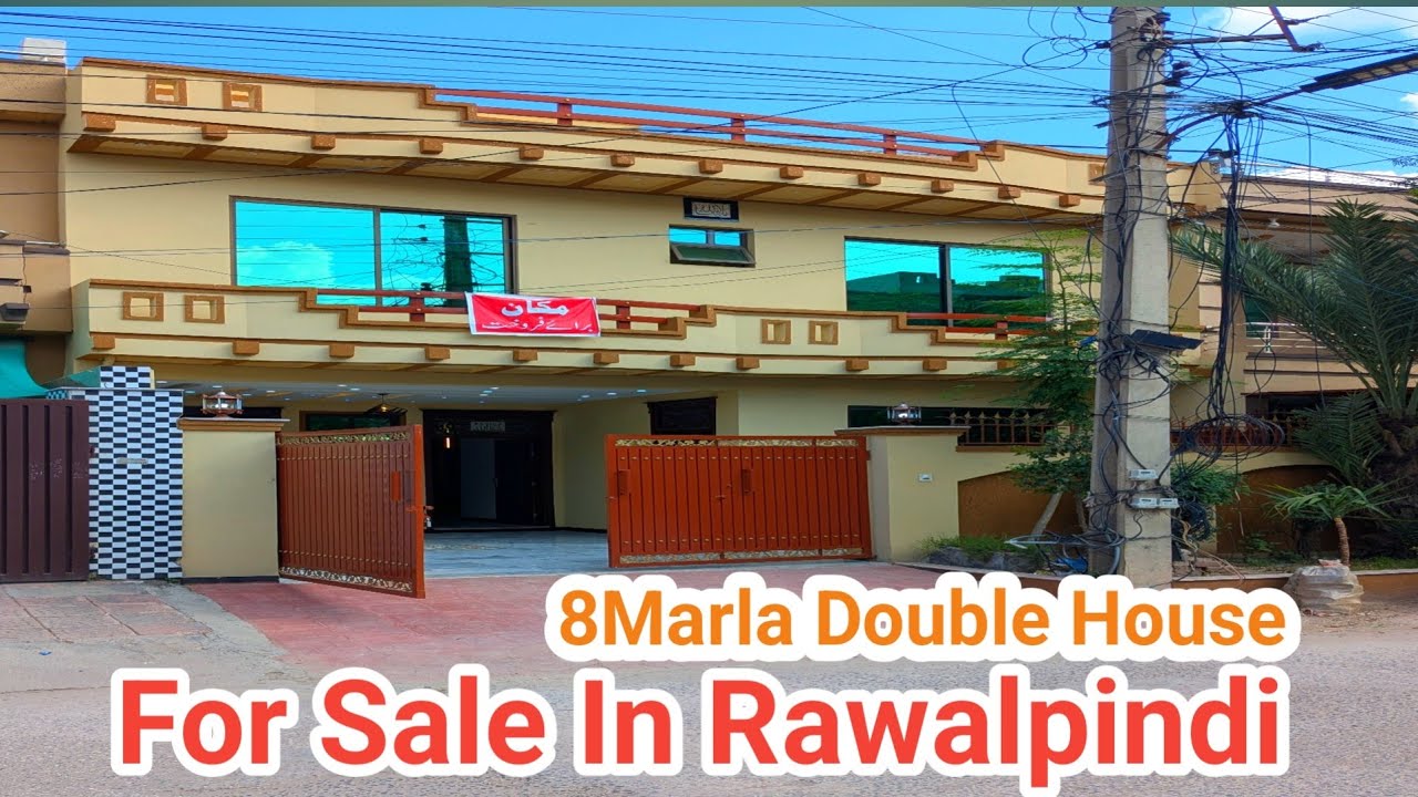 8Marla Double Unit House For Sale In Rawalpindi