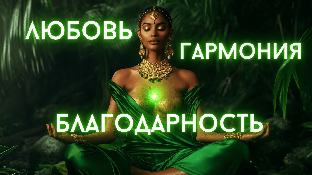 💚 МЕДИТАЦИЯ НА РАСКРЫТИЕ СЕРДЕЧНОЙ ЧАКРЫ (АНАХАТА) | ИСЦЕЛЕНИЕ ЧЕРЕЗ БЛАГОДАРНОСТЬ И ЛЮБОВЬ