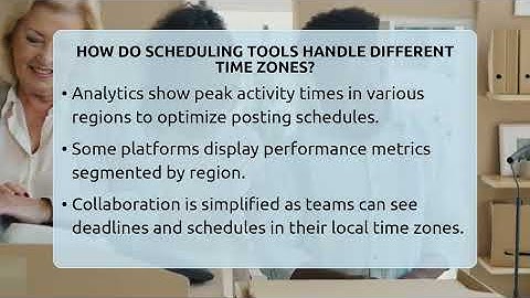 How Do Scheduling Tools Handle Different Time Zones? - Everyday-Networking