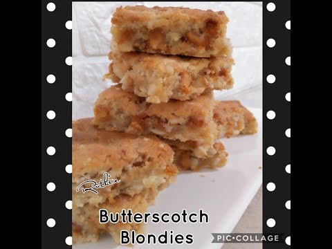 Butterscotch Blondies