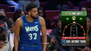 Karl-Anthony Towns 1st Round | 2022 NBA 3 Point Contest