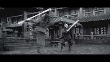 Hero 2004 Jet Li vs  Donnie Yen Chess Courtyard fight