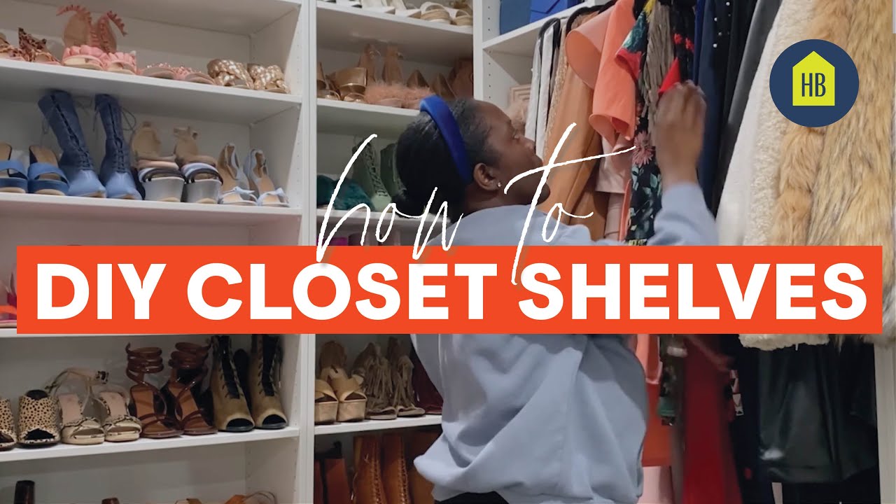 DIY Closet Shelves for any skill level - The DIY Vibe