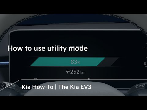 How to use utility mode | The Kia EV3