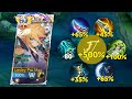 TOP GLOBAL LESLEY BEST MULTIPLE DAMAGE BUILD THAT CAN ONE SHOT 2025!!💀 ( INSANE DAMAGE ) - MLBB