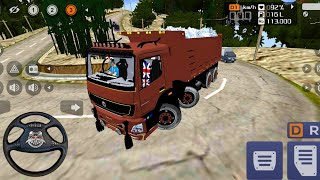 👹 Modified Big Dumper Truck Driving 😱| Snowy Off-Road Map Mods 🗾| Bus Simulator Indonesia screenshot 3