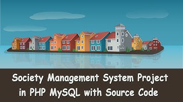 PHP Project on Society Management System with MySQL