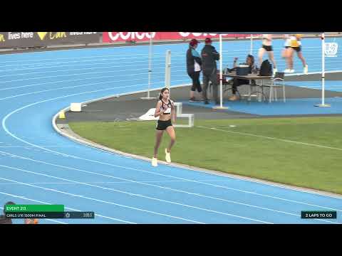 Girls U16 1500m Final: 2022/23 State Track and Field Championships