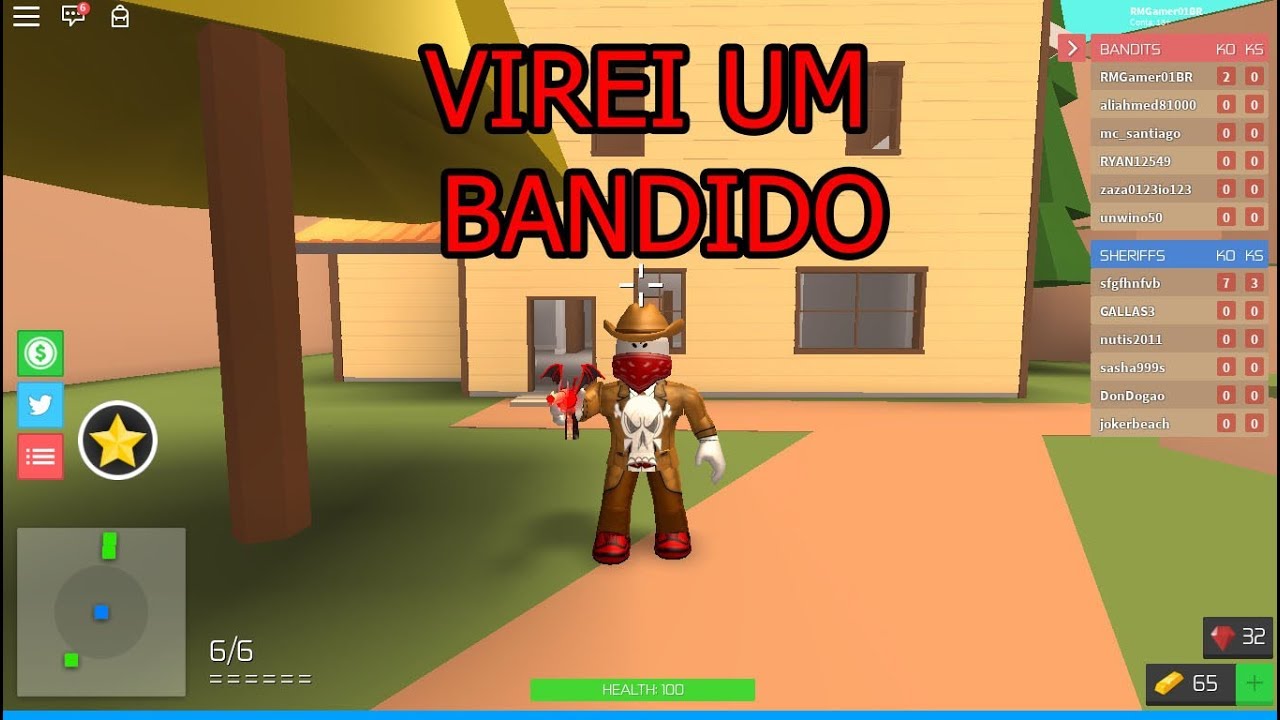 Roblox Virei Um Bandido Bandit Simulator Roblox 85 Youtube - youtube roblox bandit simulator