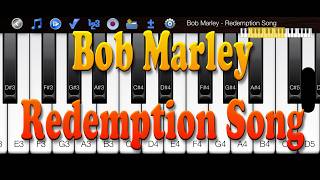 Bob Marley - Redemption Song - How to play Melody on Piano screenshot 1