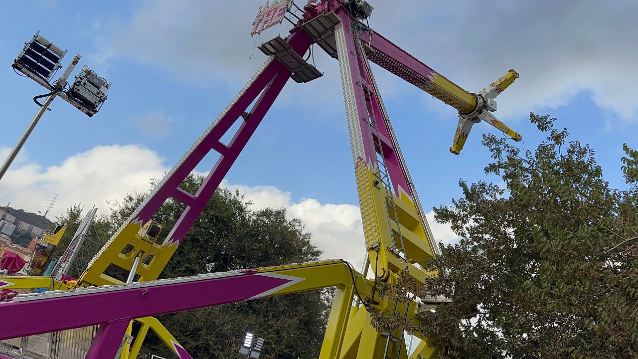 Montajes de la Feria de Santa Coloma de Gramanet 2023
