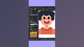 Simple Character | Vector Illustration | Affinity Designer #Shorts