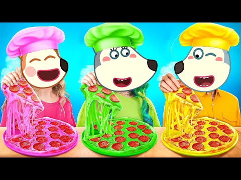 Wolfoo Makes Colorful Pizza for Mom - Mommy Is the Best - Kids Stories  About Family Wolfoo Channel - Wolfoo And Lucy - Cartoon - Fun Kids Videos