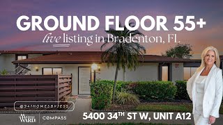 5400 34th St W Unit A12 Bradenton Fl 34210  Morton Village 55 Condo Tour