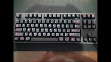 Drop CTRL High profile typing test