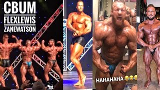CBUM+FLEX LEWIS+ZANE WATSON guest posing /Backstage (must watch)