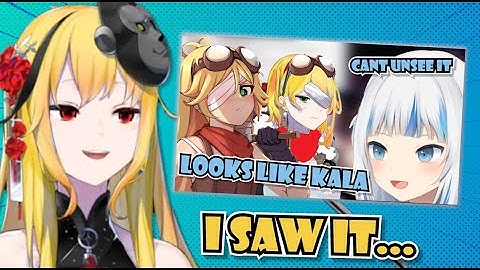 Kaela Saw Gura Said That Her TTPRG Character From Mythbreakers Looks Like Her【Hololive | Minecraft】